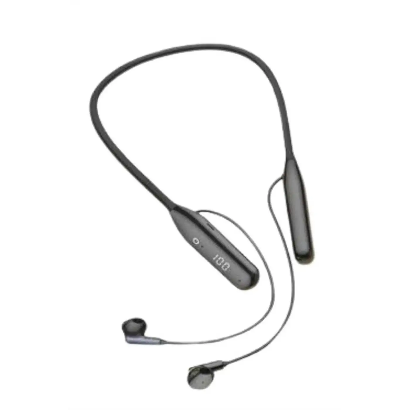 100 Saat Kablolu Boyun Askılı Dijital Göstergeli Bluetooth Kulaklık