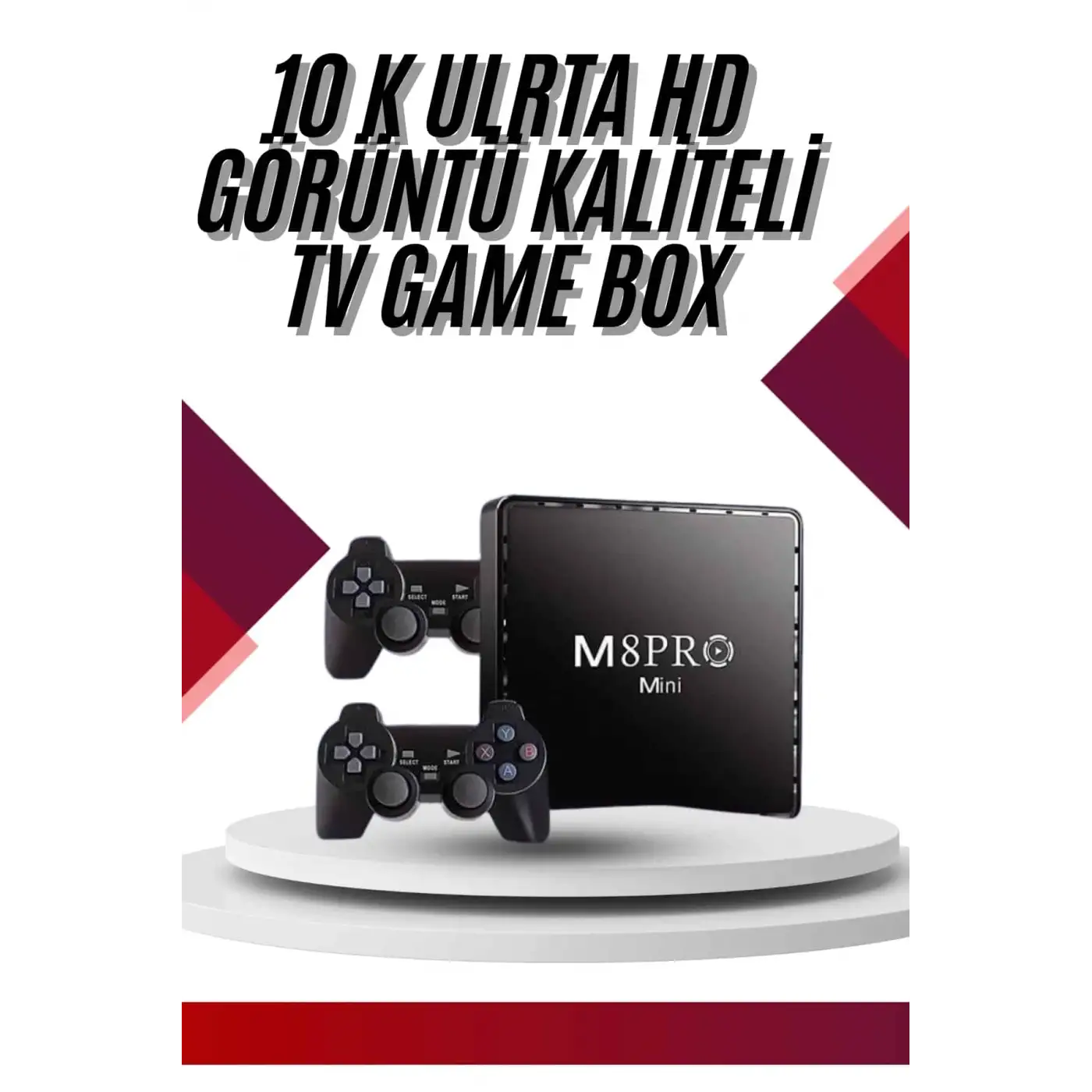 10K Ultra Hd Video Oyun Konsolu Android Tv Box 2.4g Game Stick