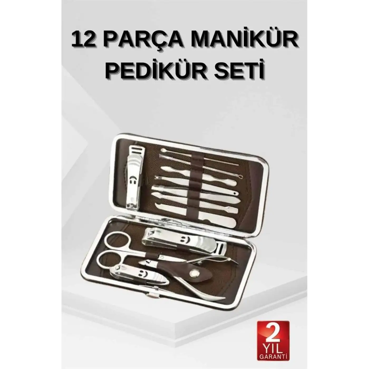 12 Parça El Ayak Temizleme Pense Kir Temizleme Atı Kaş Cımbızı