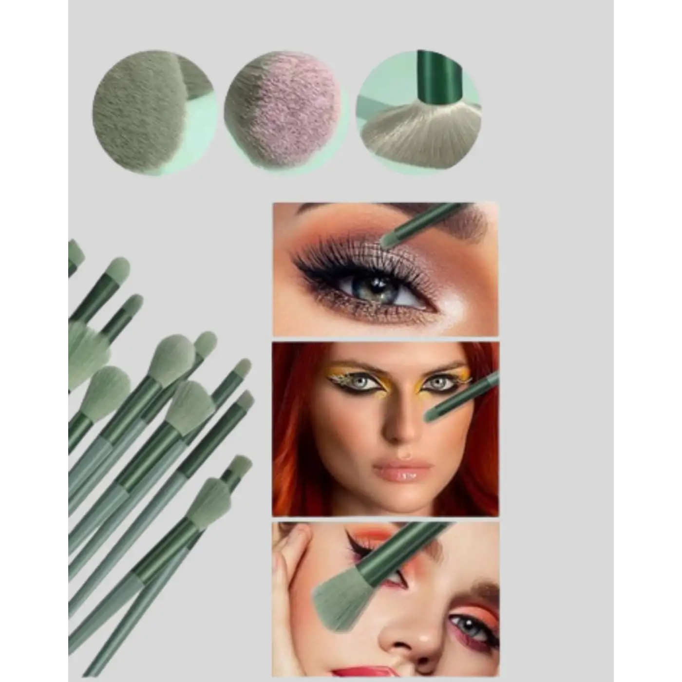 13 Parça Makyaj Fırça Seti – Ergonomik, Dökülme Yapmayan, Taşınabilir