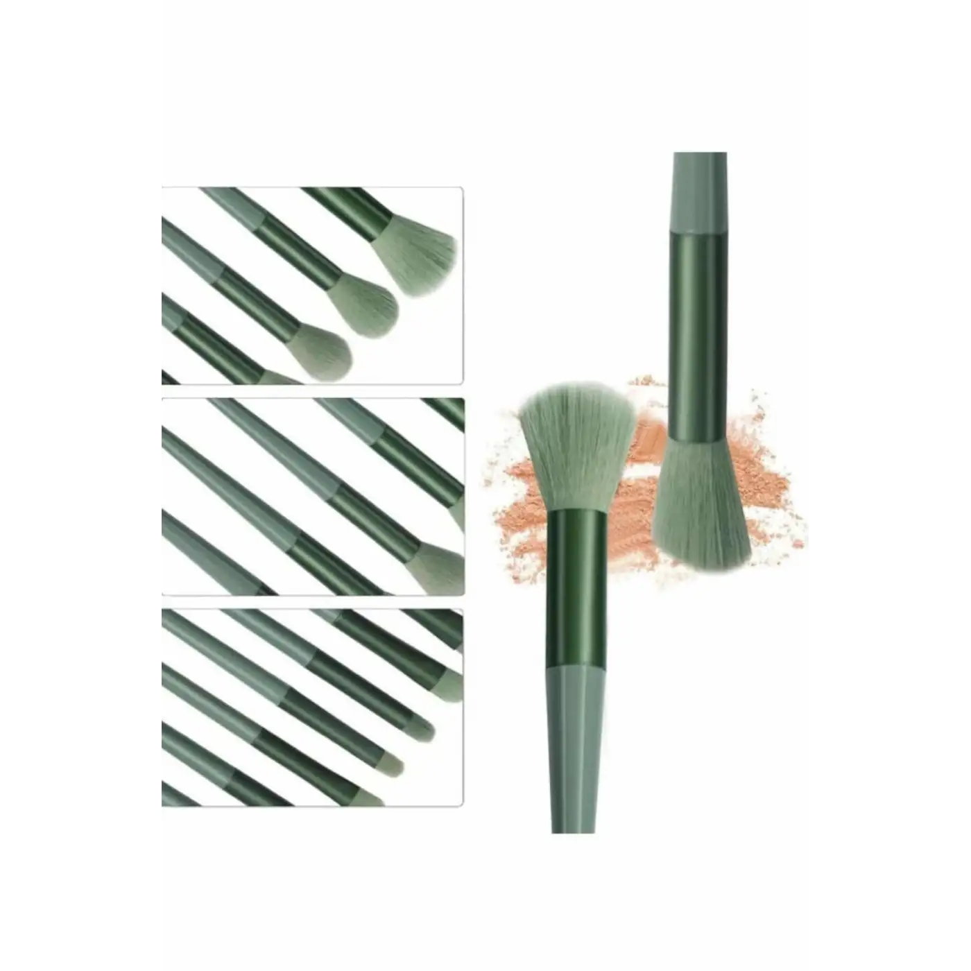 13 Parça Makyaj Fırça Seti Far Kontür Aydnlatıcı Fırçası İz Bırakmaz Hafif ve Yumuşak