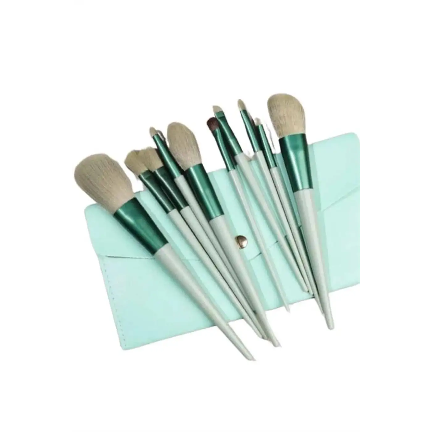 13 Parça Taşınabilir Kılıflı Profesyonel Makyaj Fırça Seti Pudra Allık Fondöten Fırçası