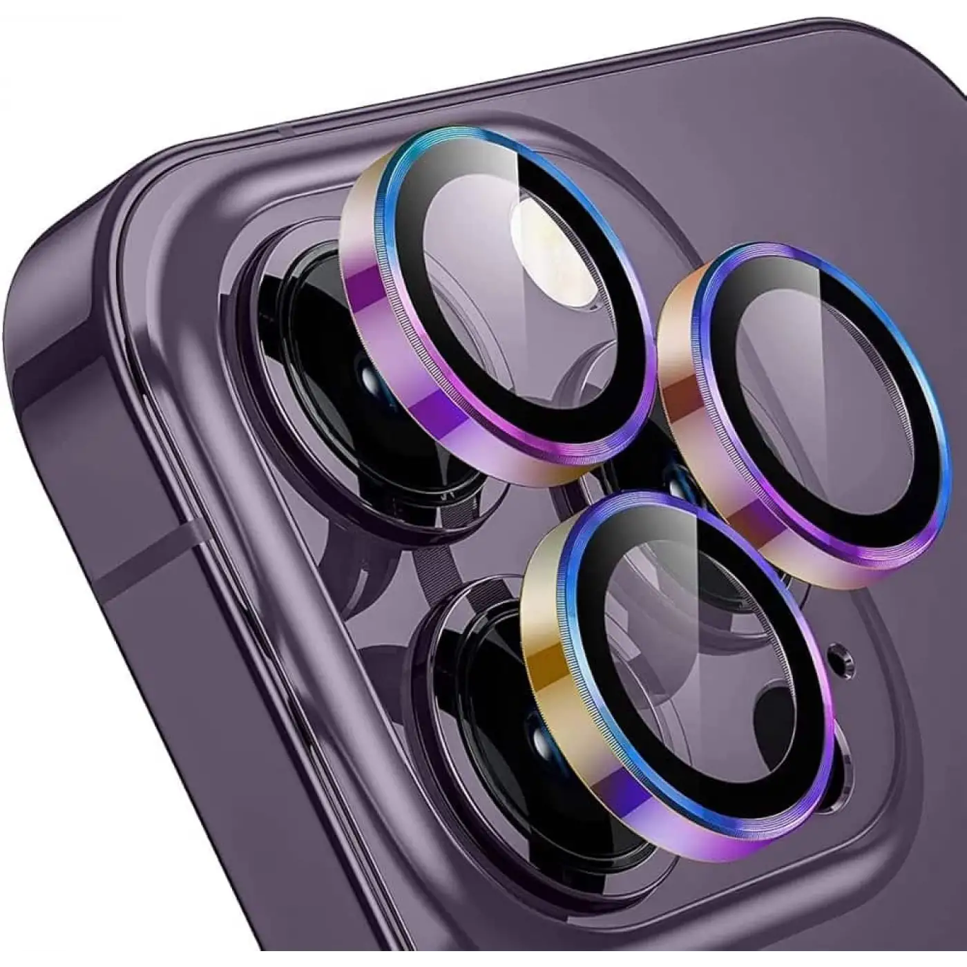 13 Pro Max Kamera Lens Koruyucu (Mor)