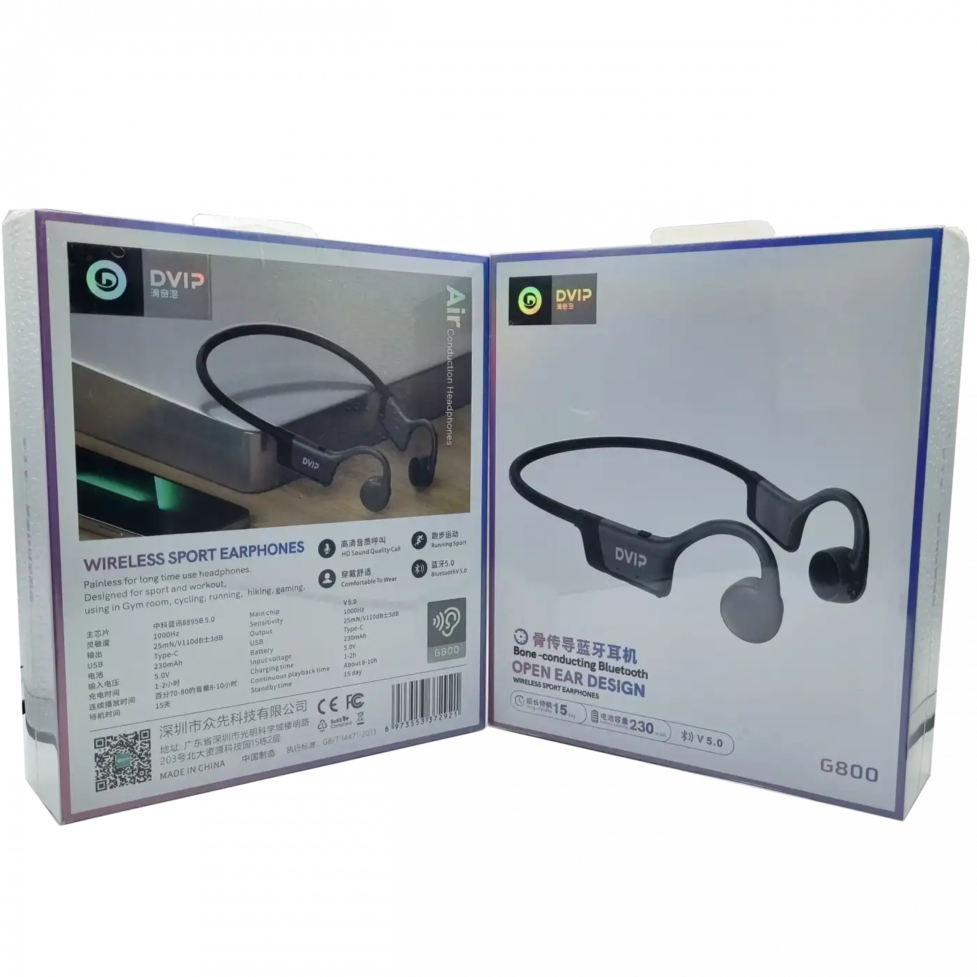 15 Gün StandBy Air Conduction Bluetooth Kulaklık DVIP G800