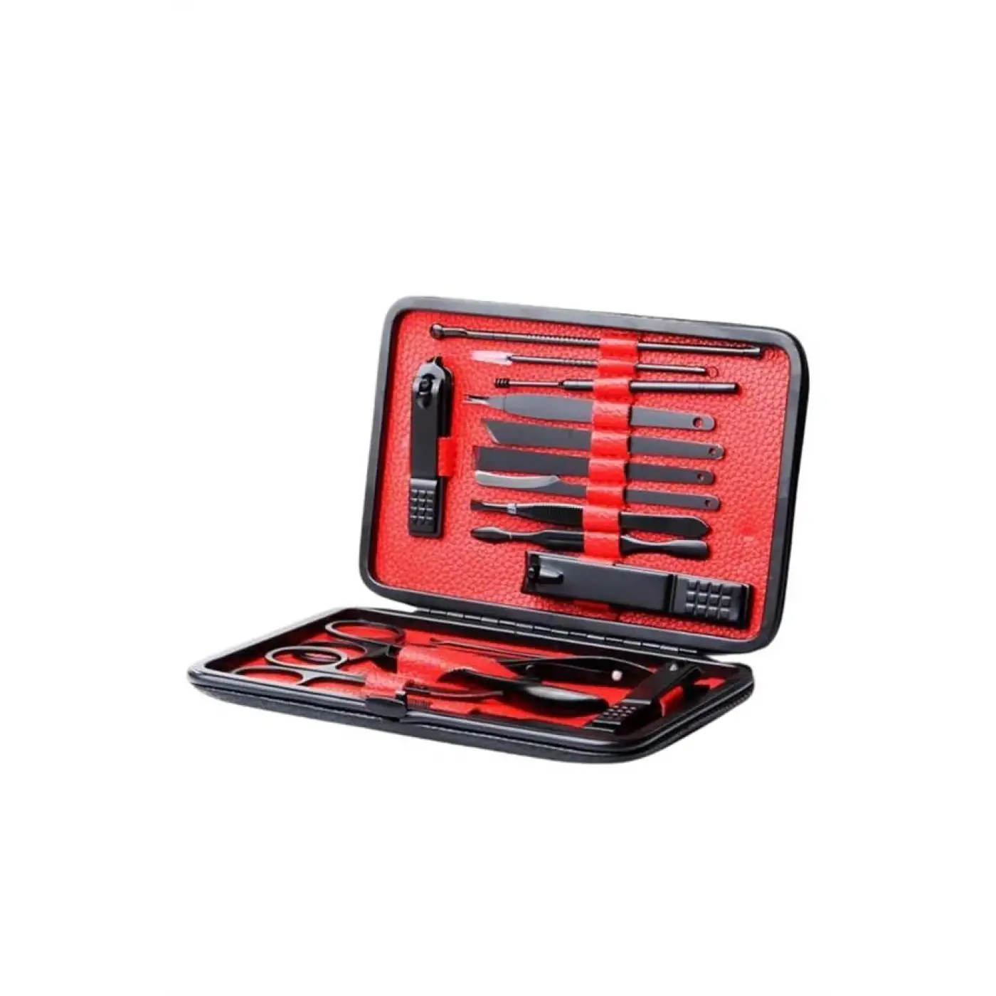 17 Parça Manikür Seti Taşınabilir Özel Çantalı El ve Ayak Bakımı Tırnak Batığı Temizleme