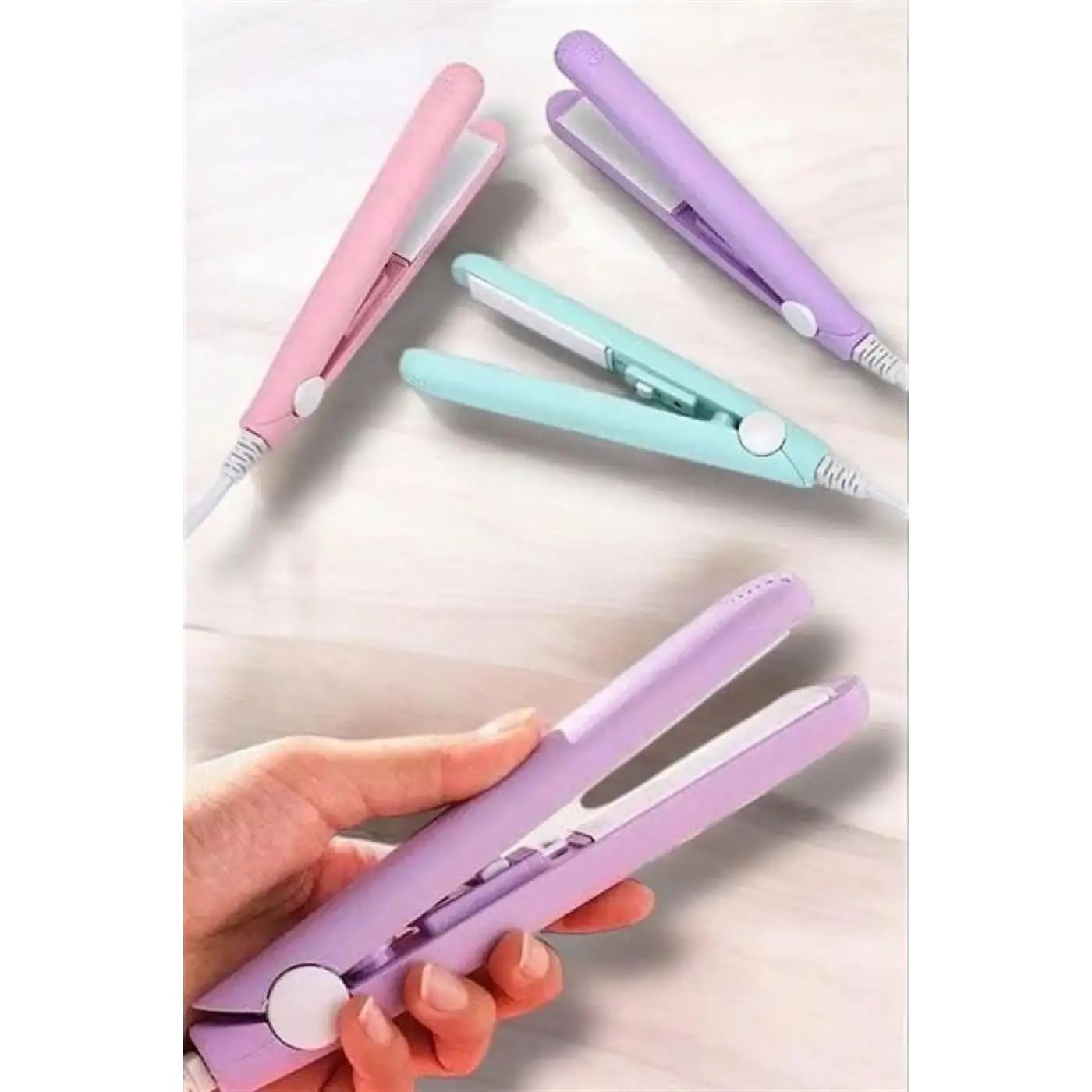 180°C Isı ve Uzun Süre Kalıcı Düzlük Sağlayan Mini Saç Düzleştirici