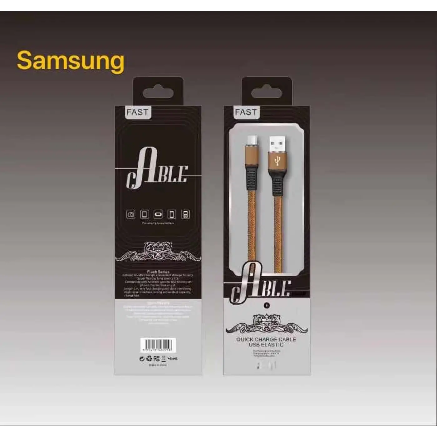 2 in 1 Metal TYPE-C Ve Micro Usb Şarj Data Kablosu Able V8