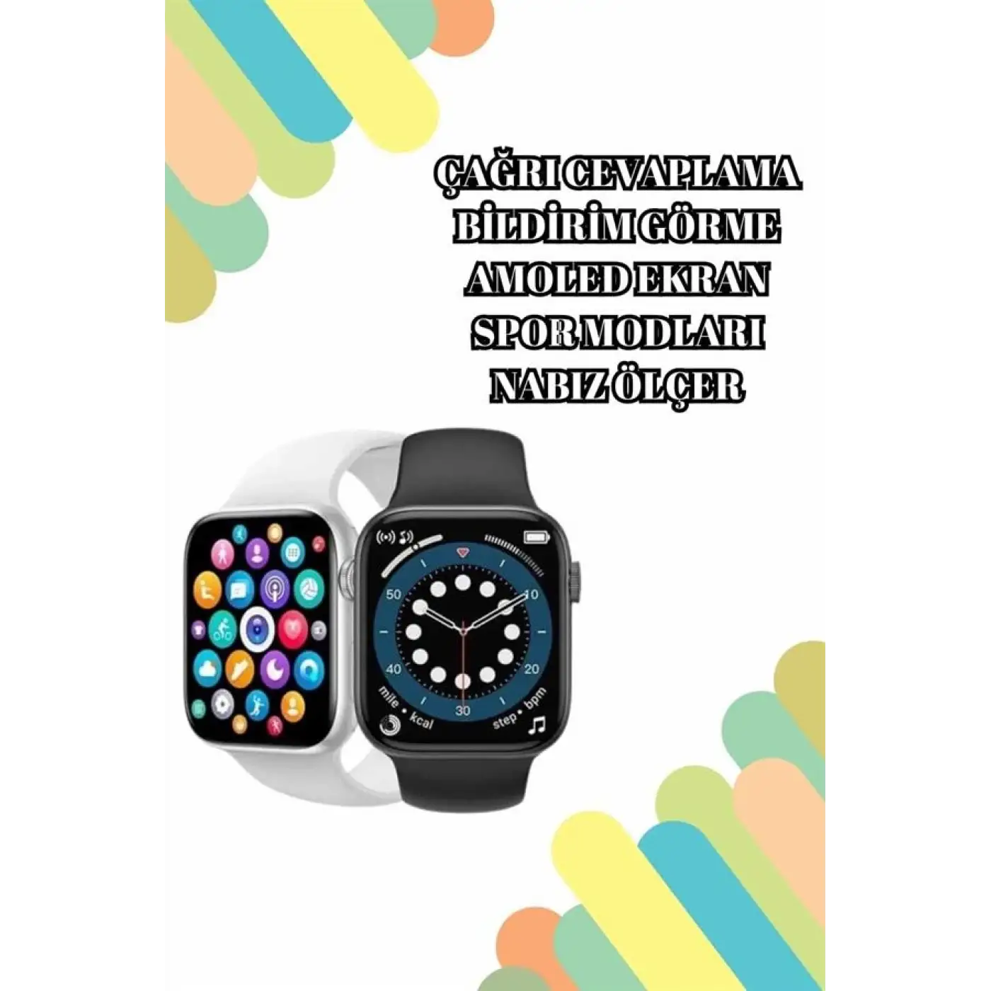 2025 Model Akıllı Saat ve Bluetooth Kulaklık 5.0 Bluetooth Bağlantılı Dokunmatik Ekran