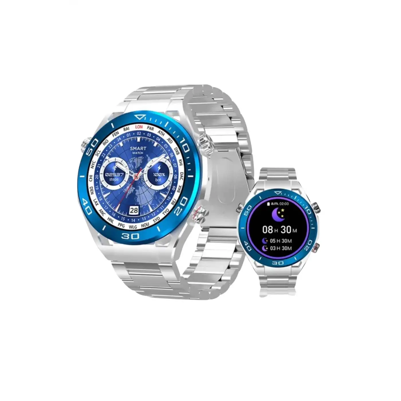 2025 Model Yuvarlak Ekran Android ve İOS Uyumlu GPS Takibi Yapabilen Akıllı Saat