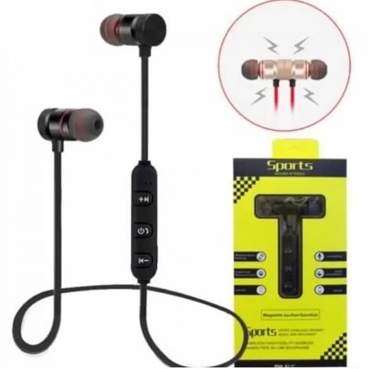25 Saat Boyun Askılı Mıknatıslı Sport Bluetooth Kulaklık HOPPUP HP-03