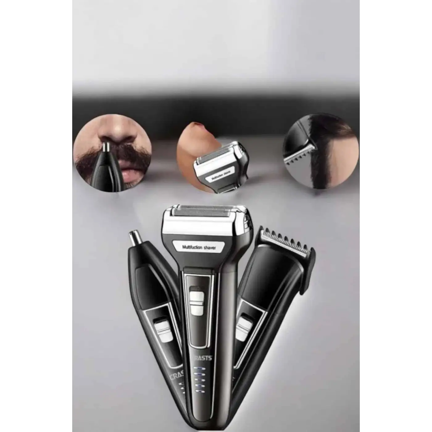3 Başlıklı Kulak Ve Burun Tıraş Makinesi Erkeklere Özel