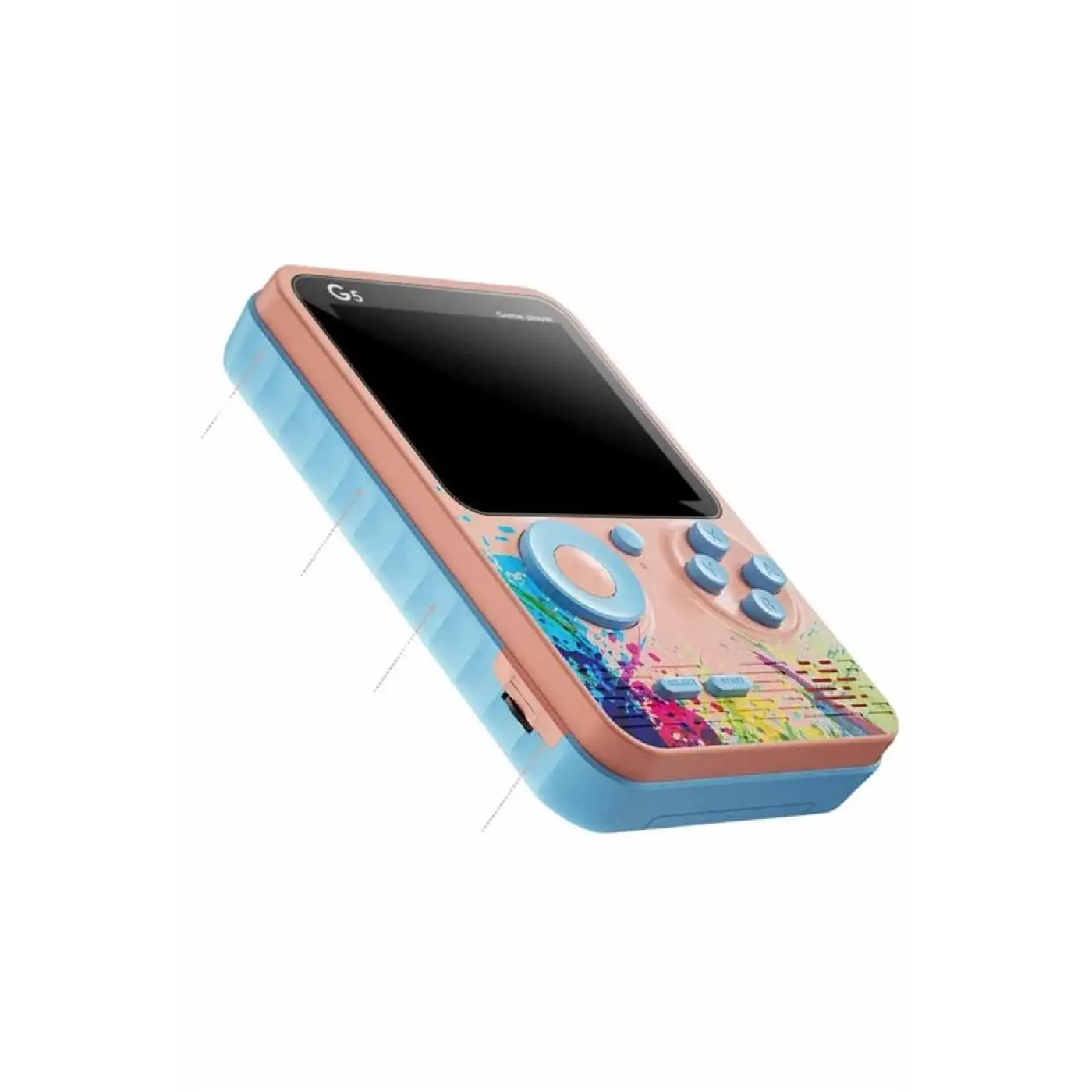 3 İnç Ekran 500 Oyunlu Game Box Mini Taşınabilir Oyun Konsolu