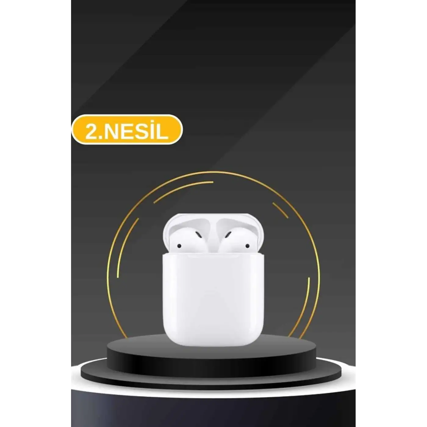 3 Kordonlu Dokunmatik Ekran Akıllı Saat ve 2.Nesil Kablosuz Bluetooth Kulaklık ANC/ENC