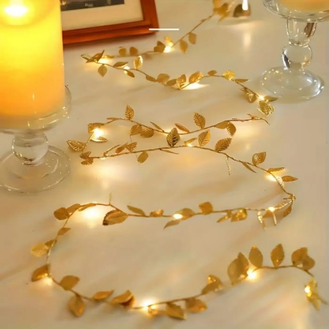 3 Metre Yaldızlı Gold LED Işık