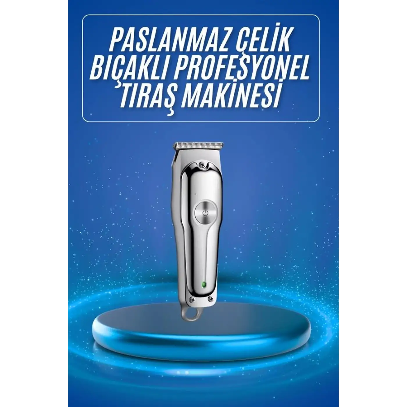 3 Taraklı Saç Sakal Düzeltici Traş Makinesi Seti Paslanmaz Çelik