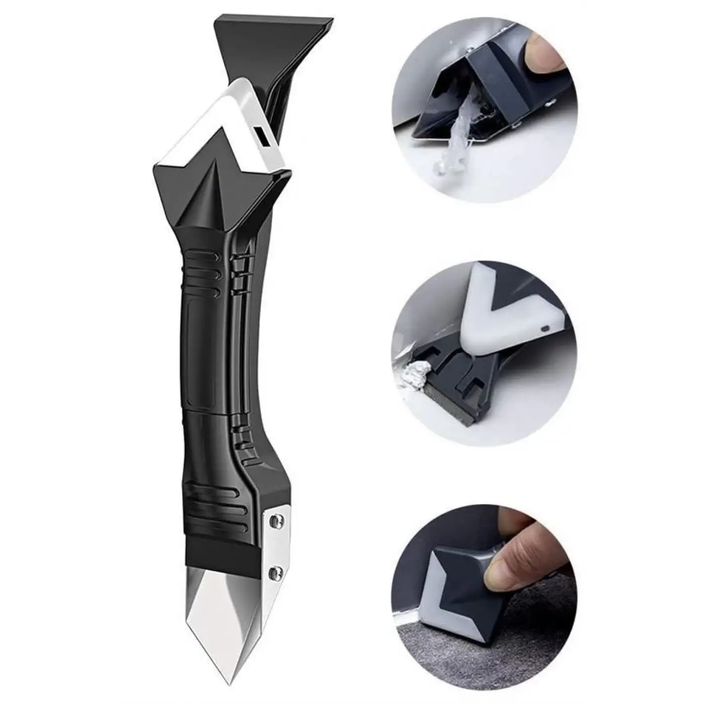 3 Ü 1 Arada Fayans Derz Silikon Kazıyıcı Sıyırıcı Ve Uygulayıcı Aparat