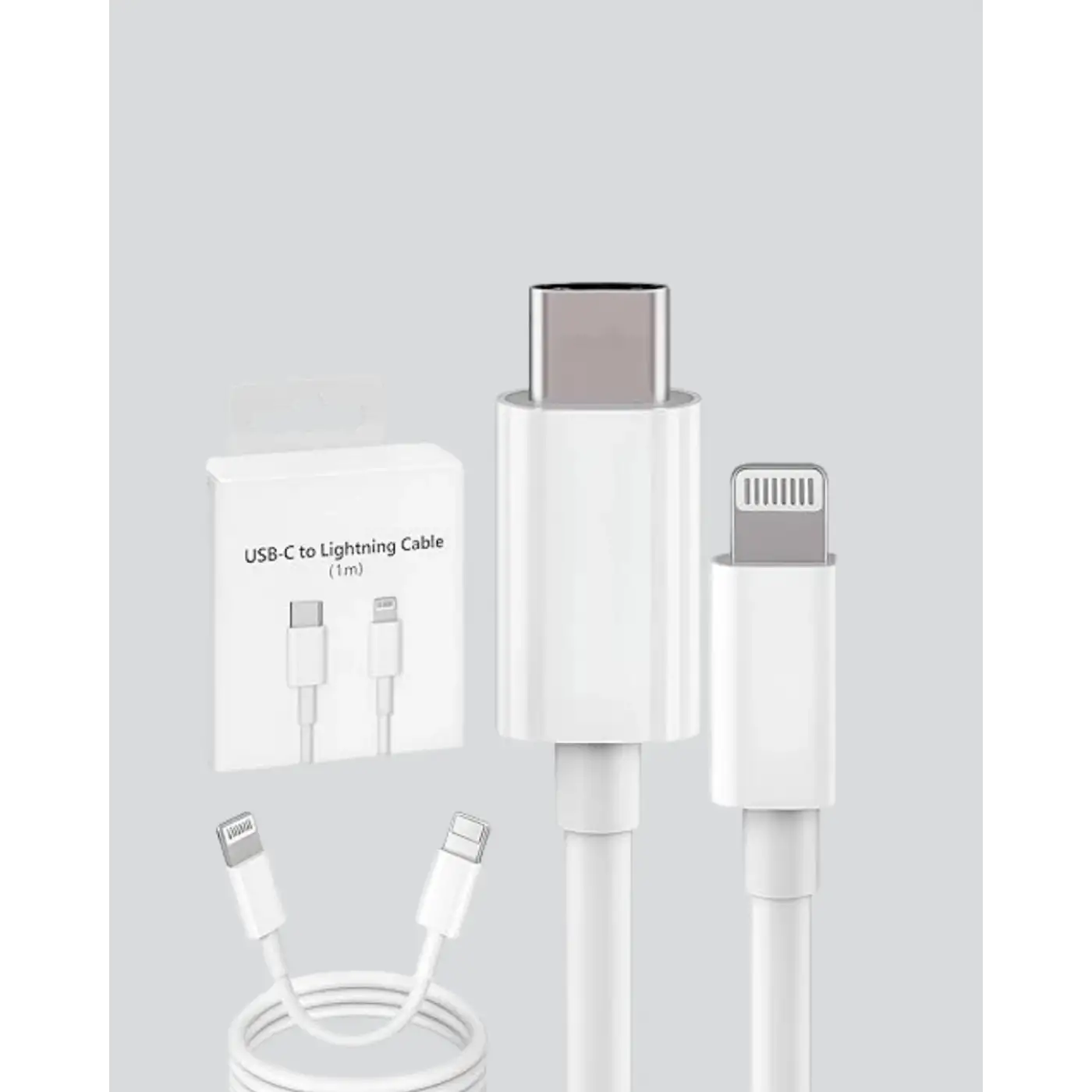 30W Type-C Lightning Hızlı Şarj Kablosu 1.2m iPhone Uyumlu