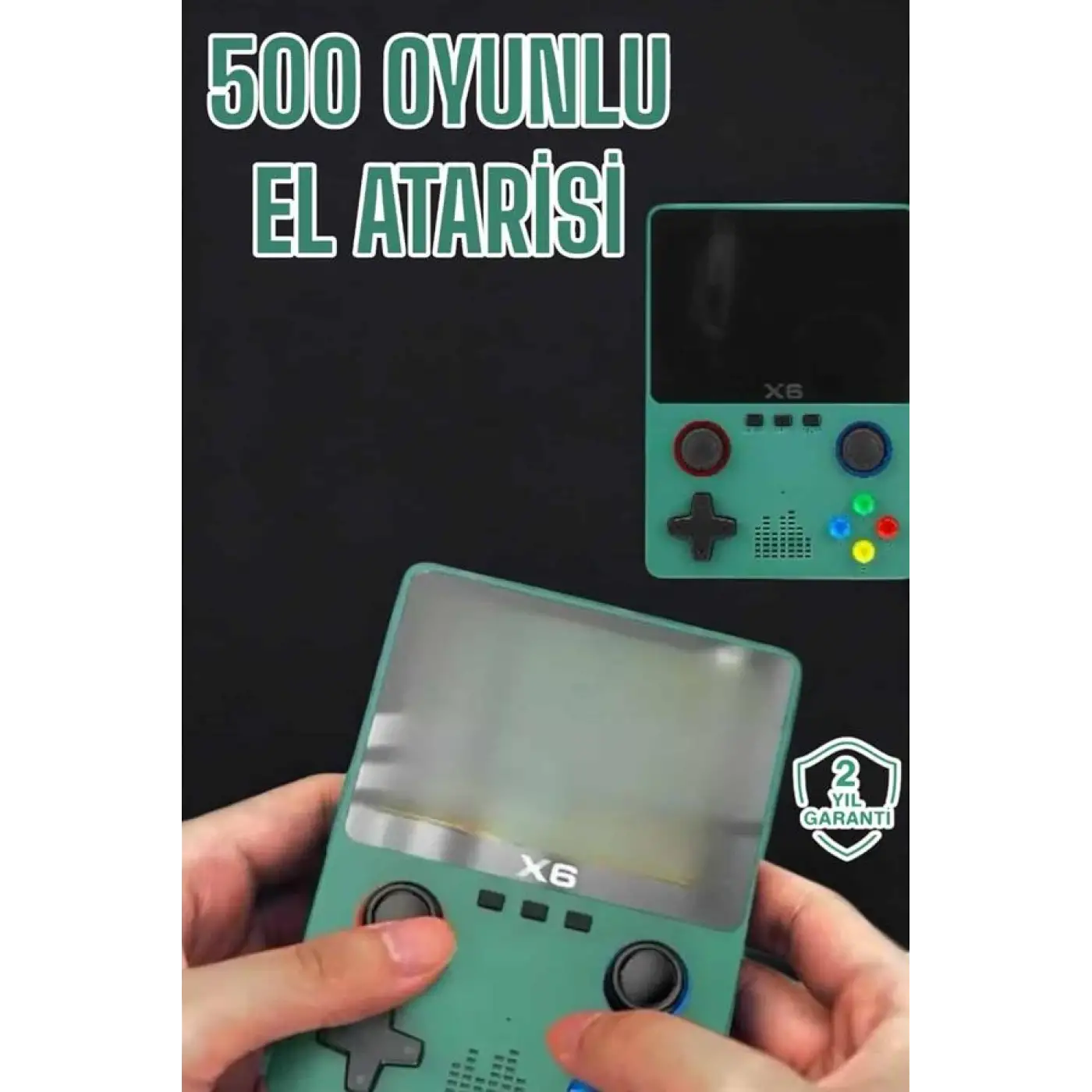 3.5 İnç Ekran 1000 Oyunlu Oyun Konsolu El Atarisi Miüzik Dinleme ve Kitap Okuma