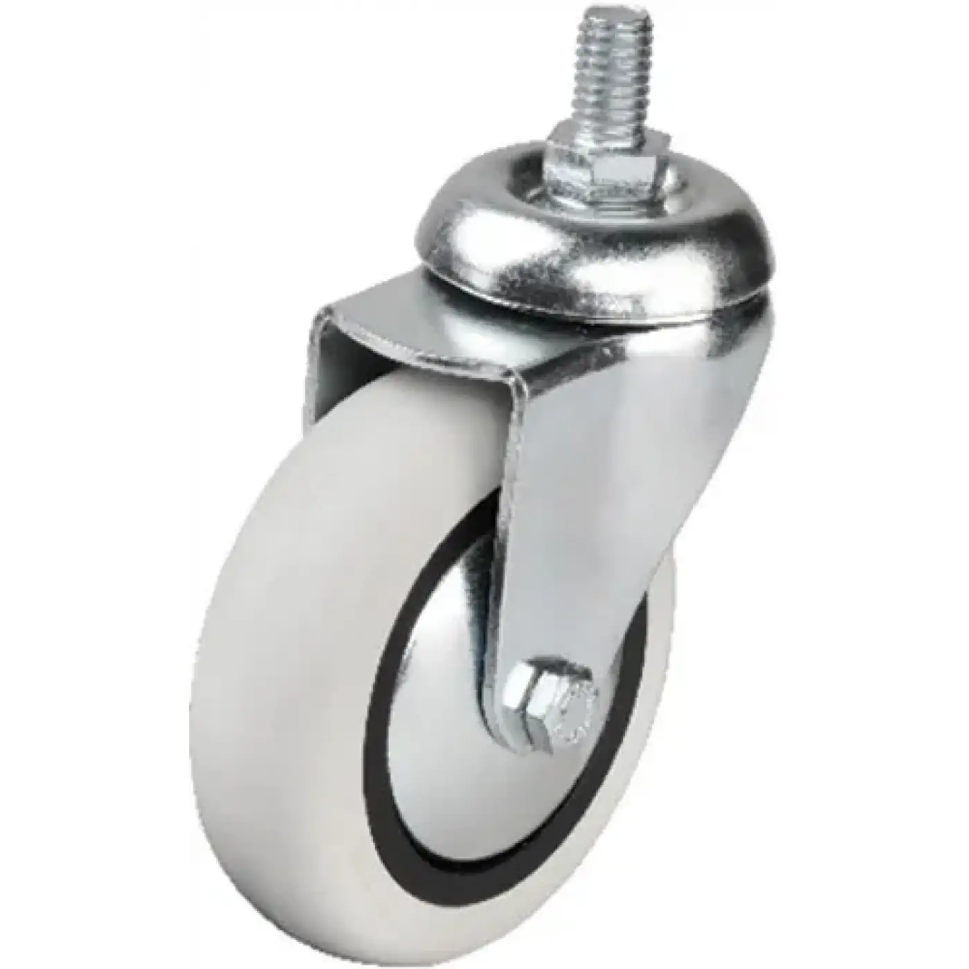 352 - 75x25 Mm Pvc Makaralı Vidalı Teker 4 Adet