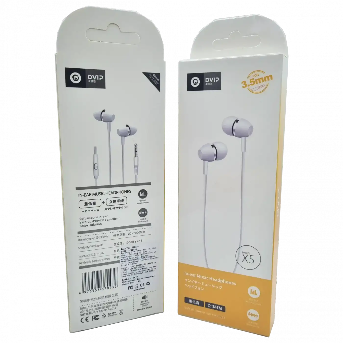 3.5mm Kablolu Mikrofonlu Kulaklık Dvip X5