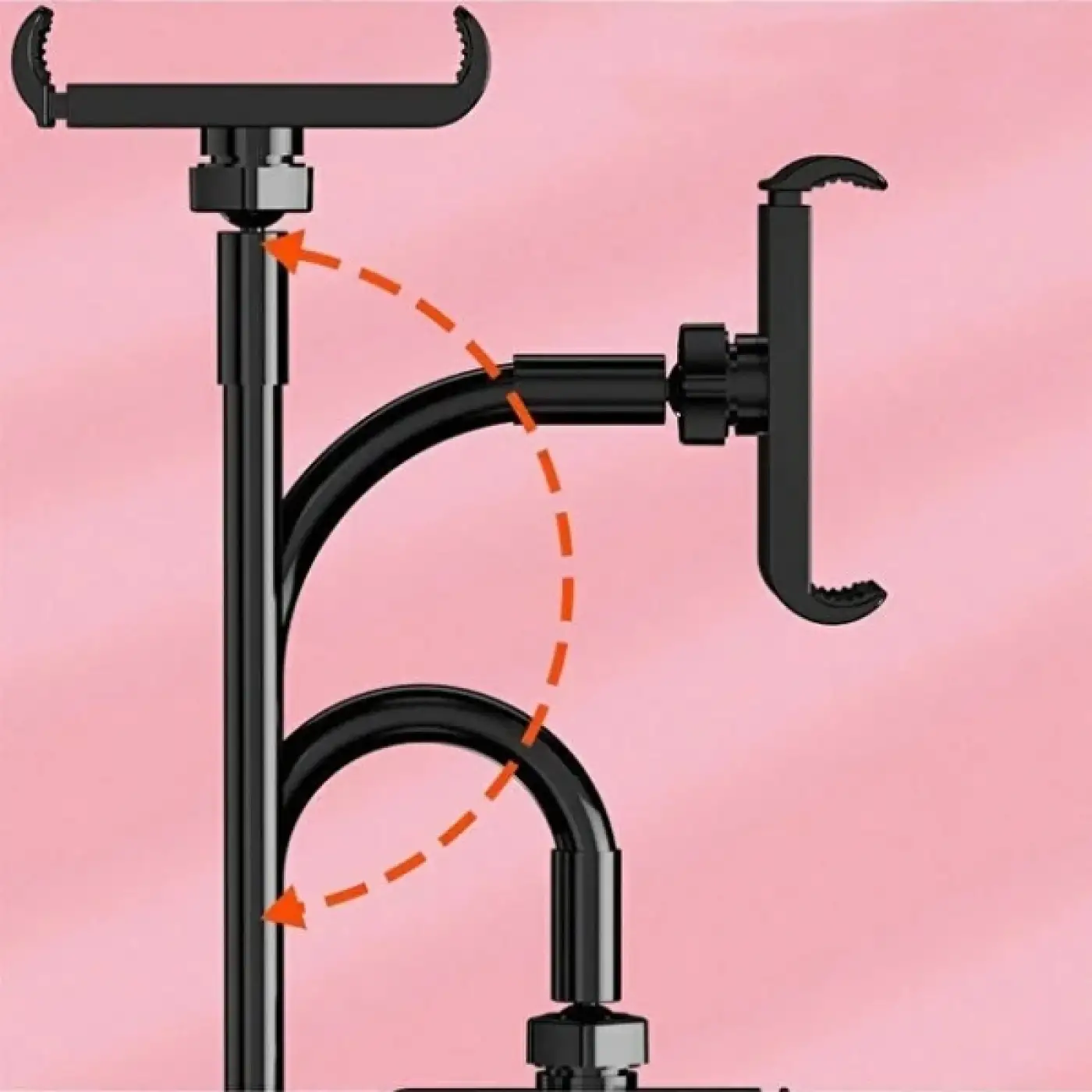 360 Derece Oynar Masaüstü Akrobat Telefon Tutucu