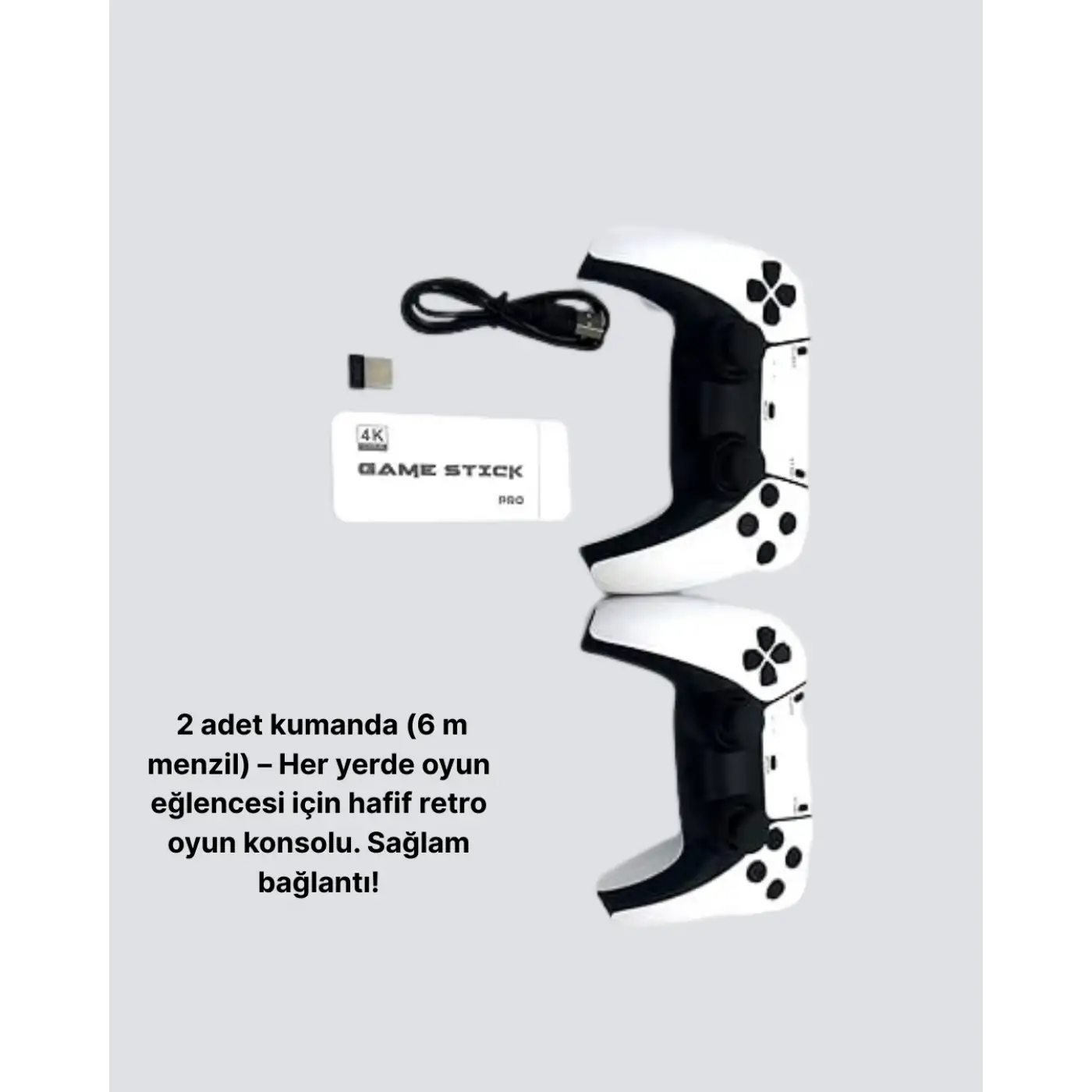 3D ve 4K Görüntü Kaliteli Çok lu Retro Oyun Konsolu