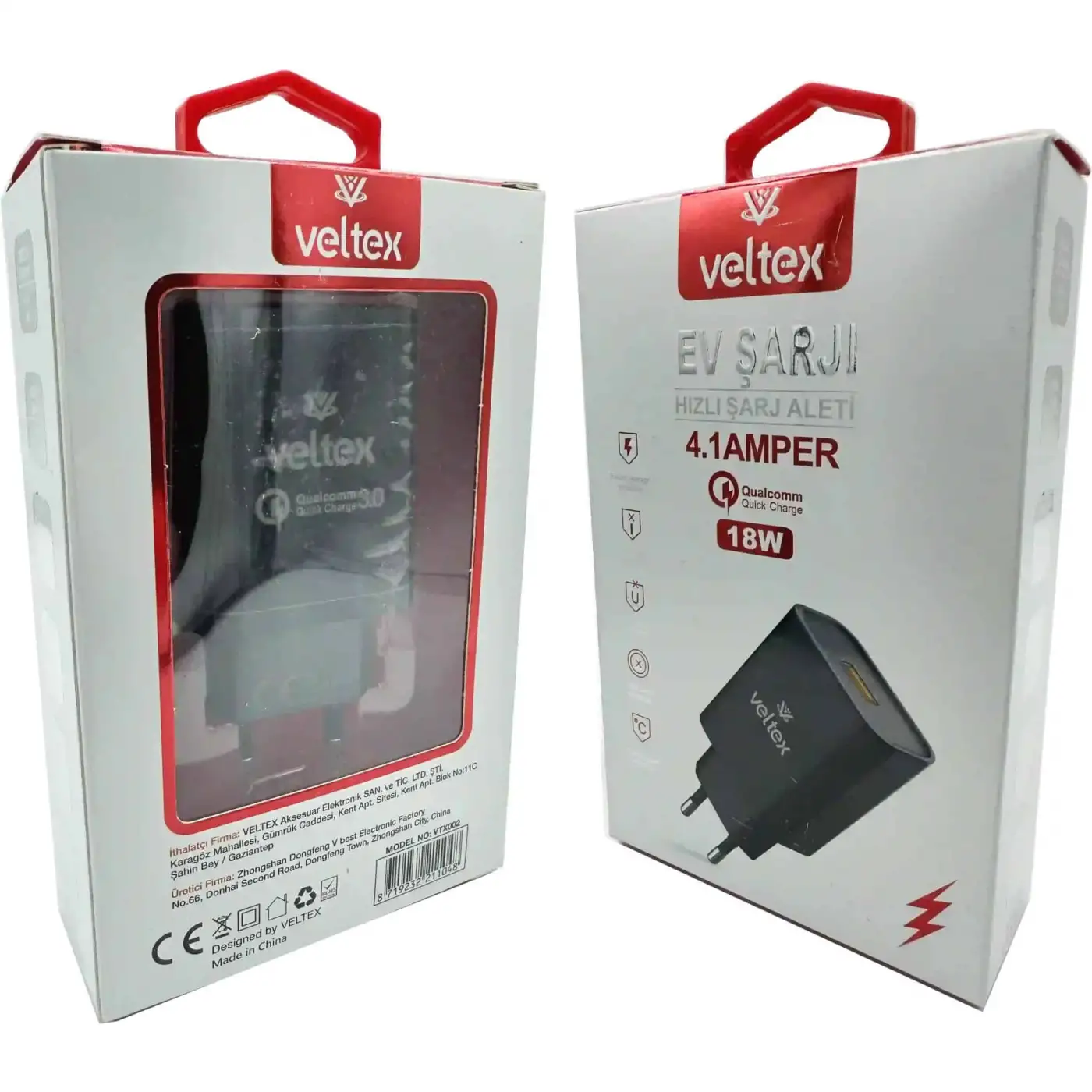 4.1A 25W QUATRO QC3 Hızlı Şarj Cihazı Başlığı ARB-015