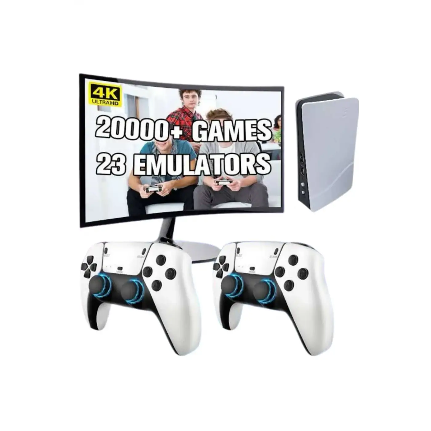 4k Hd 2.4g Kablosuz Kol 3000 Oyunlu Game Station Retro Atari Game Box