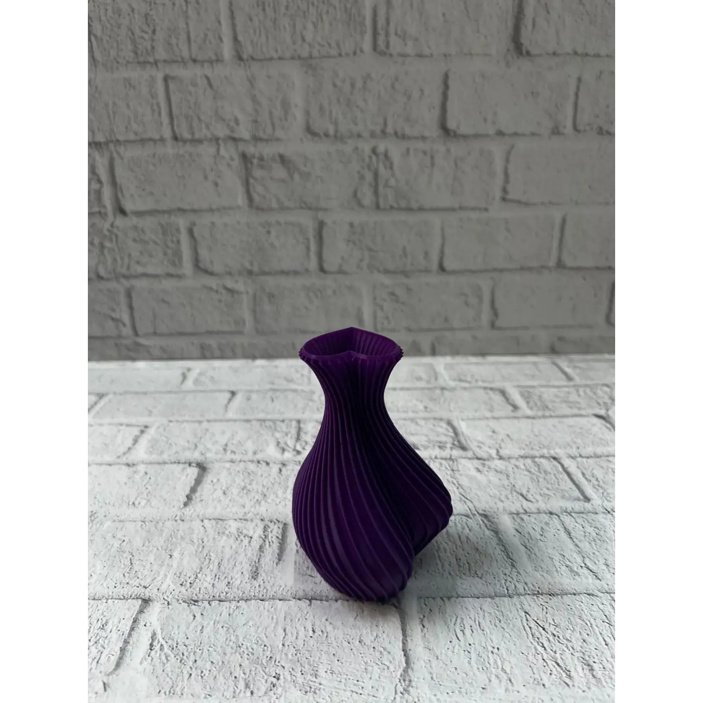 5 cm Mor Kalp Formlu Mini Vazo Modern Mini Dekor Ürünü