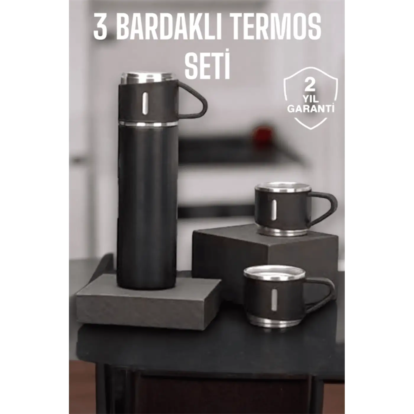 500 ml Kapasiteli Taşınabilir Basınçlı Termos Seti Günlük Kullanım için İdeal