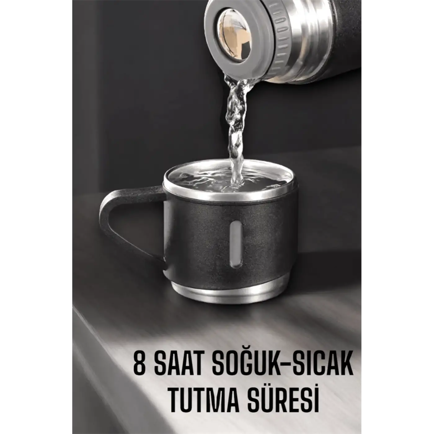 500 ml Kapasiteli Taşınabilir Basınçlı Termos Seti Günlük Kullanım için İdeal