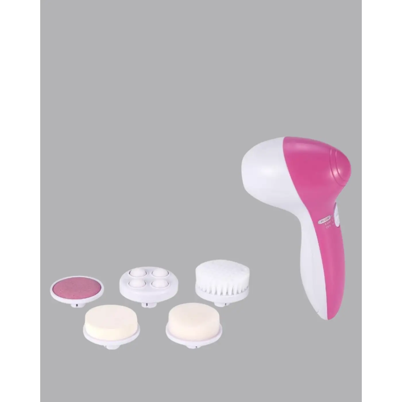 5’i 1 Arada Yüz Temizleme Cihazı – Masaj, Fırça, Peeling ve Krem Uygulama Atlı