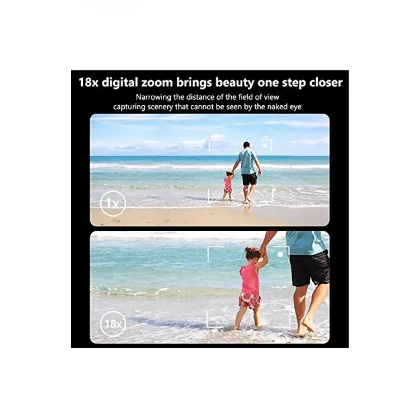 5k 75mp Hd Dijital Kamera 18x Dijital Zoom, Flaşlı,3.0 İnç Ekranlı Vlog Ve Fotoğraf Makinesi