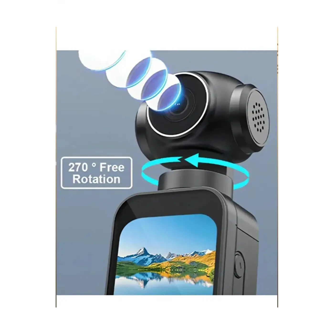 5k Ultra Hd Aksiyon Kamerası Ultra Stabil Çekim, Anti-shake Teknolojisi