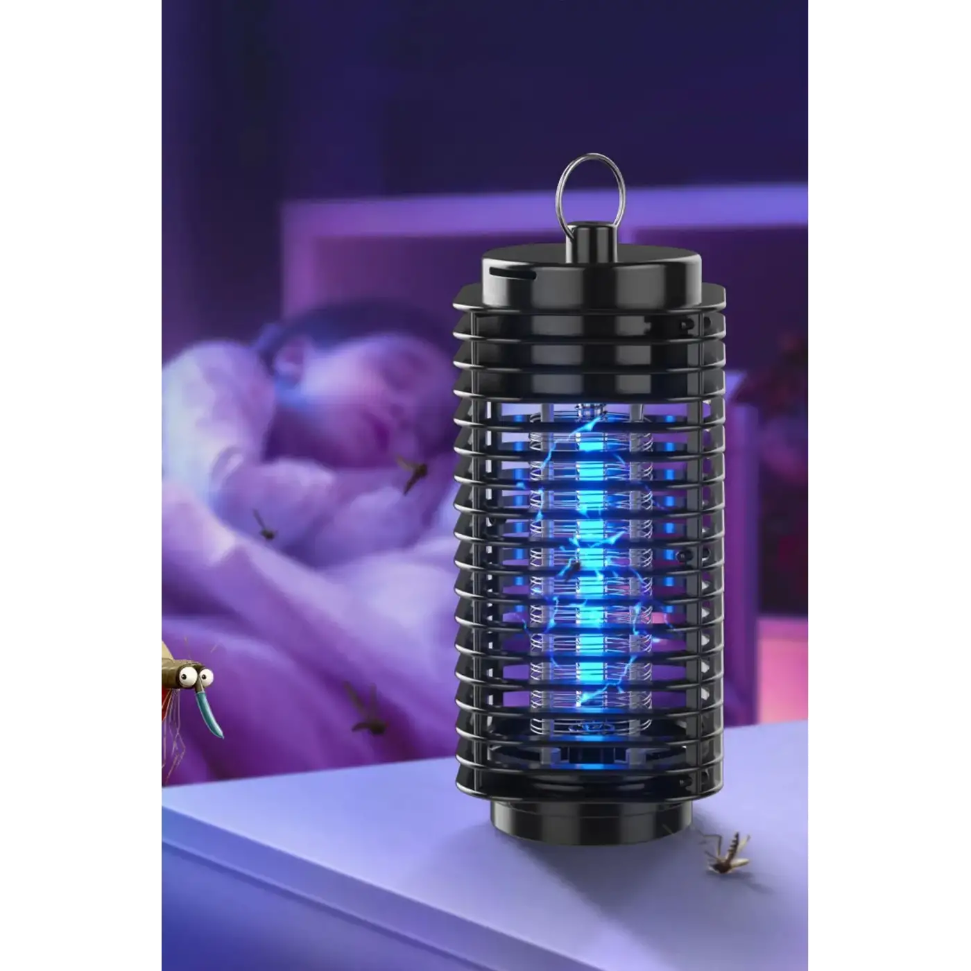 Kimyasal Ve Koku İçermeyen Uv Tuzaklı Elektrikli Sinek Öldürücü Sivrisinek Yakalayıcı