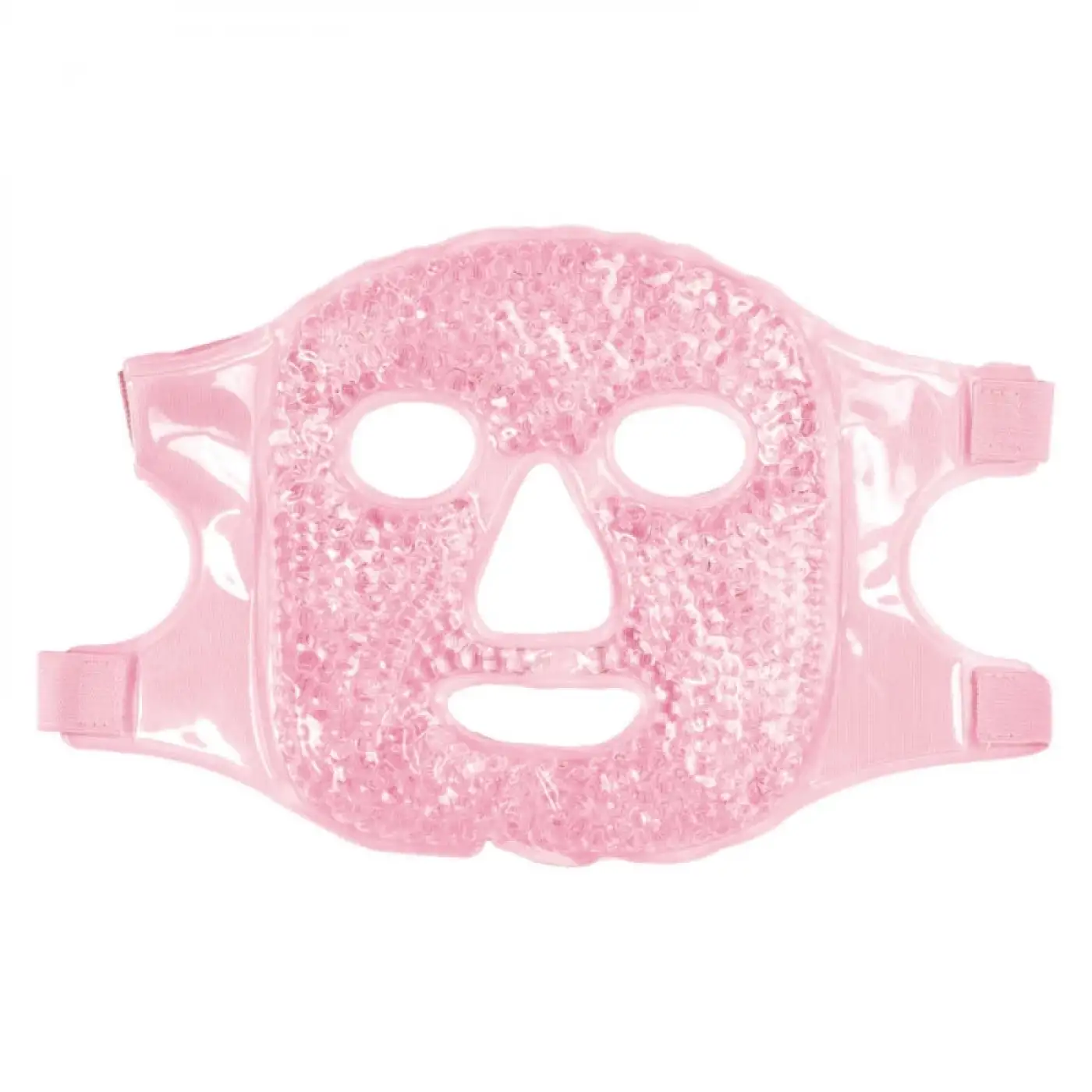 Terapi Jel Yüz Maskesi Soğuk Ve Sıcak Boncuklu Ayarlanabilir Maske (Pembe)