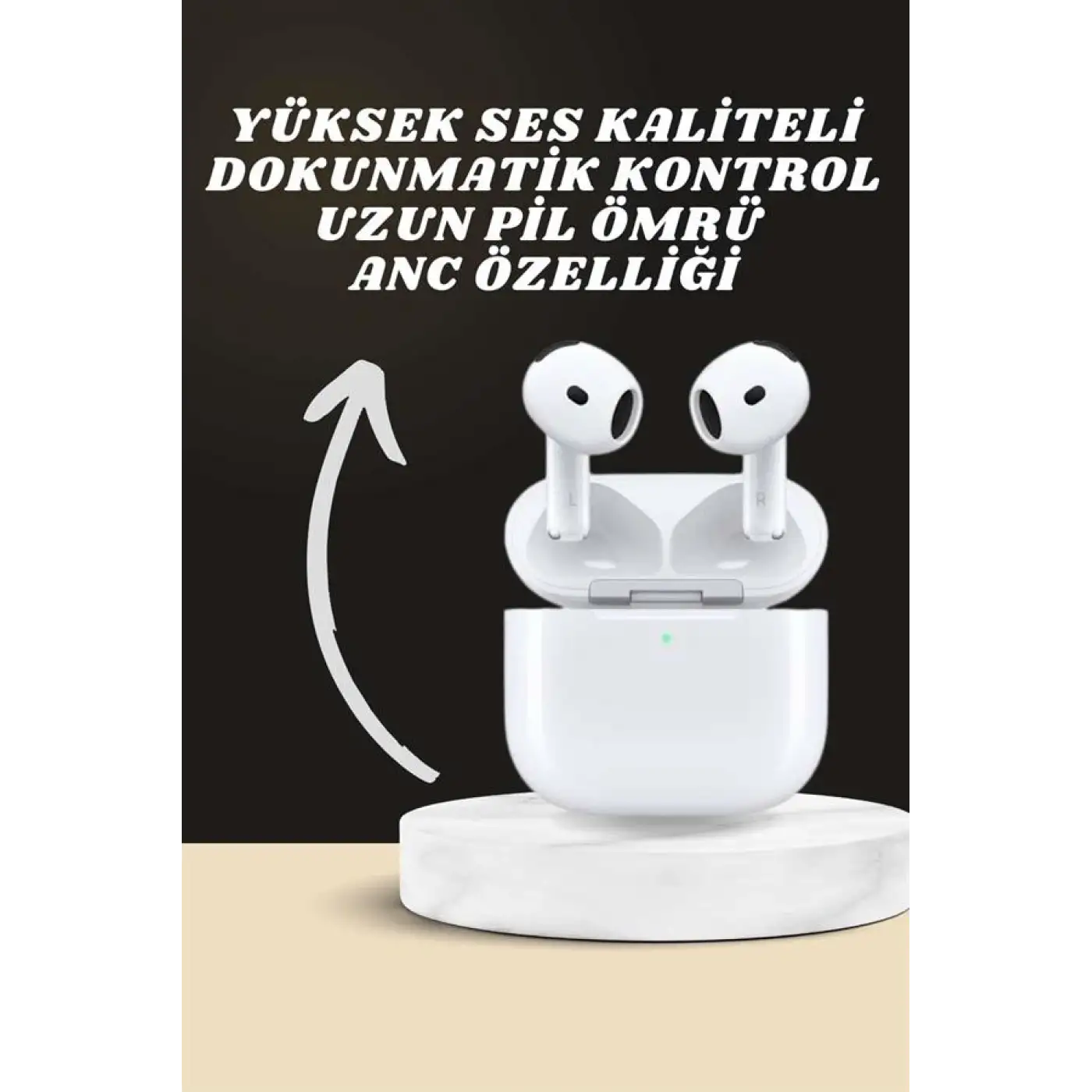 7 Kordonlu Akıllı Saat Ve 3.Nesil Kulaklık Dokunmatik Ekran Sesli Görüşme Yapabilen