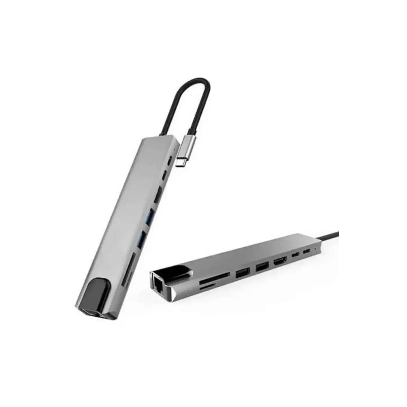 8 Portlu Macbook Çevirici Type C Hub  SD TF USB Çoğaltıcı Ethernet