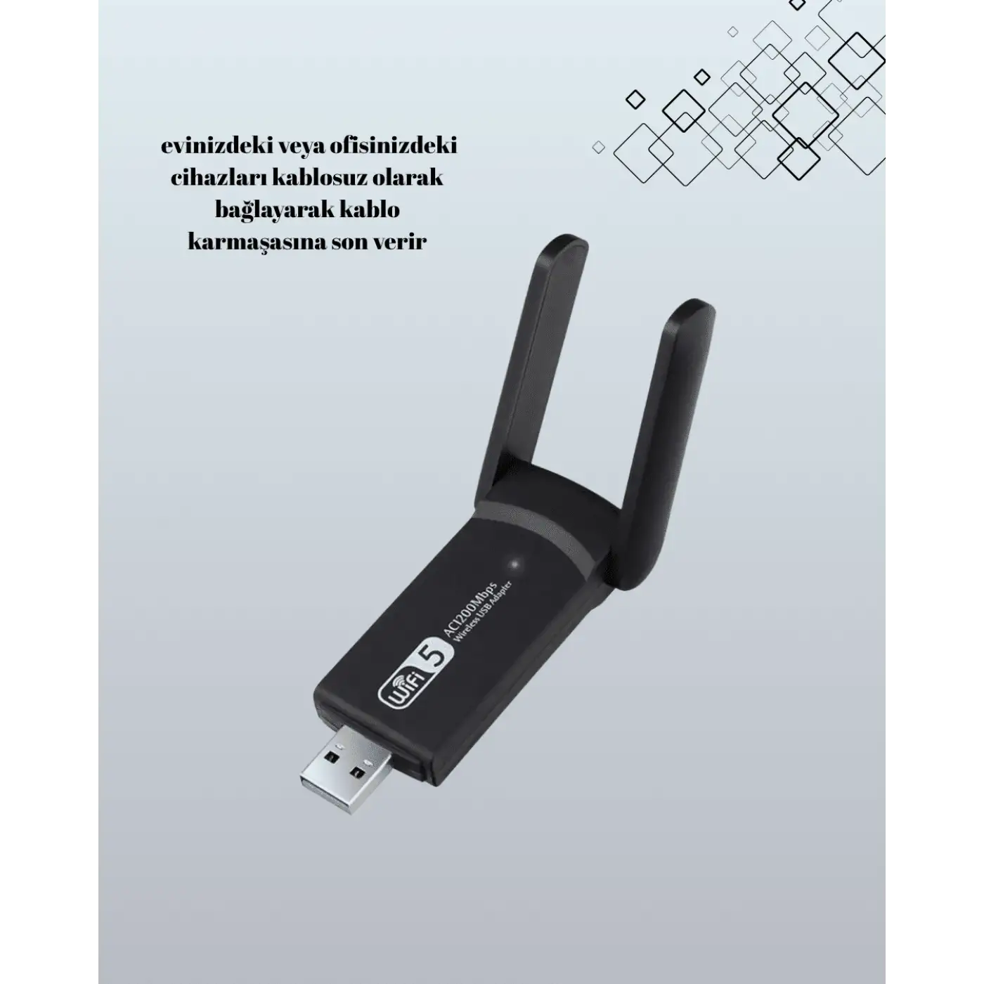 AC1200 USB WiFi Adaptör