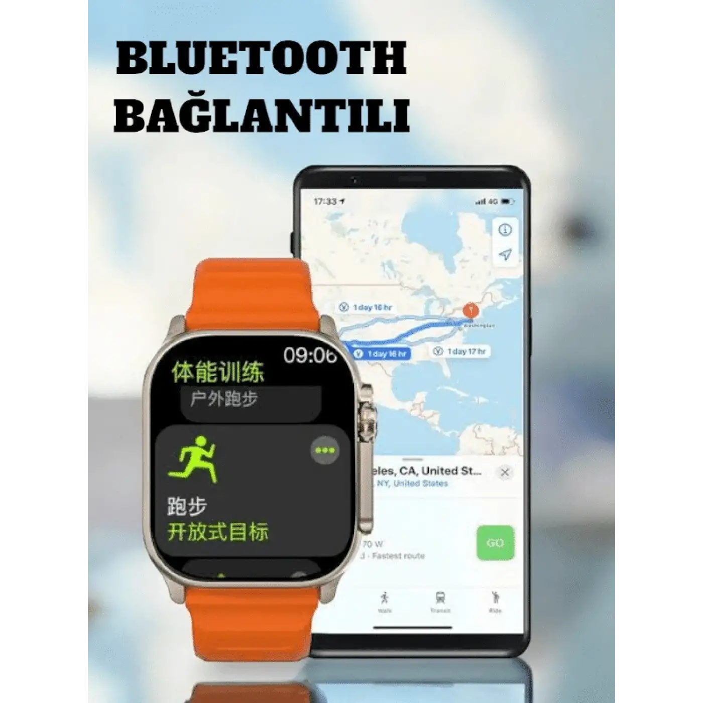 Adımsayar, Uyku Takibi ve Spor Kalori Hesaplama Akıllı Saat