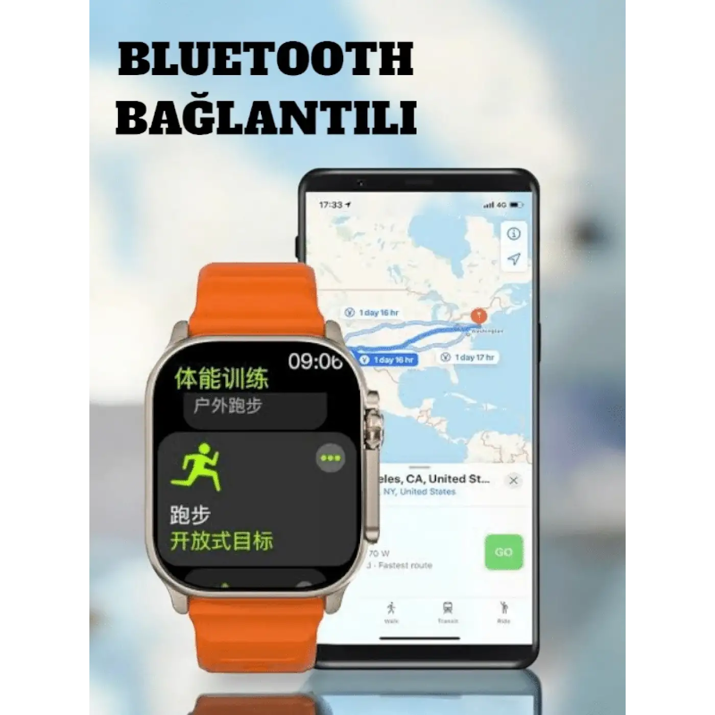 Adımsayar, Uyku Takibi ve Spor Kalori Hesaplama Akıllı Saat