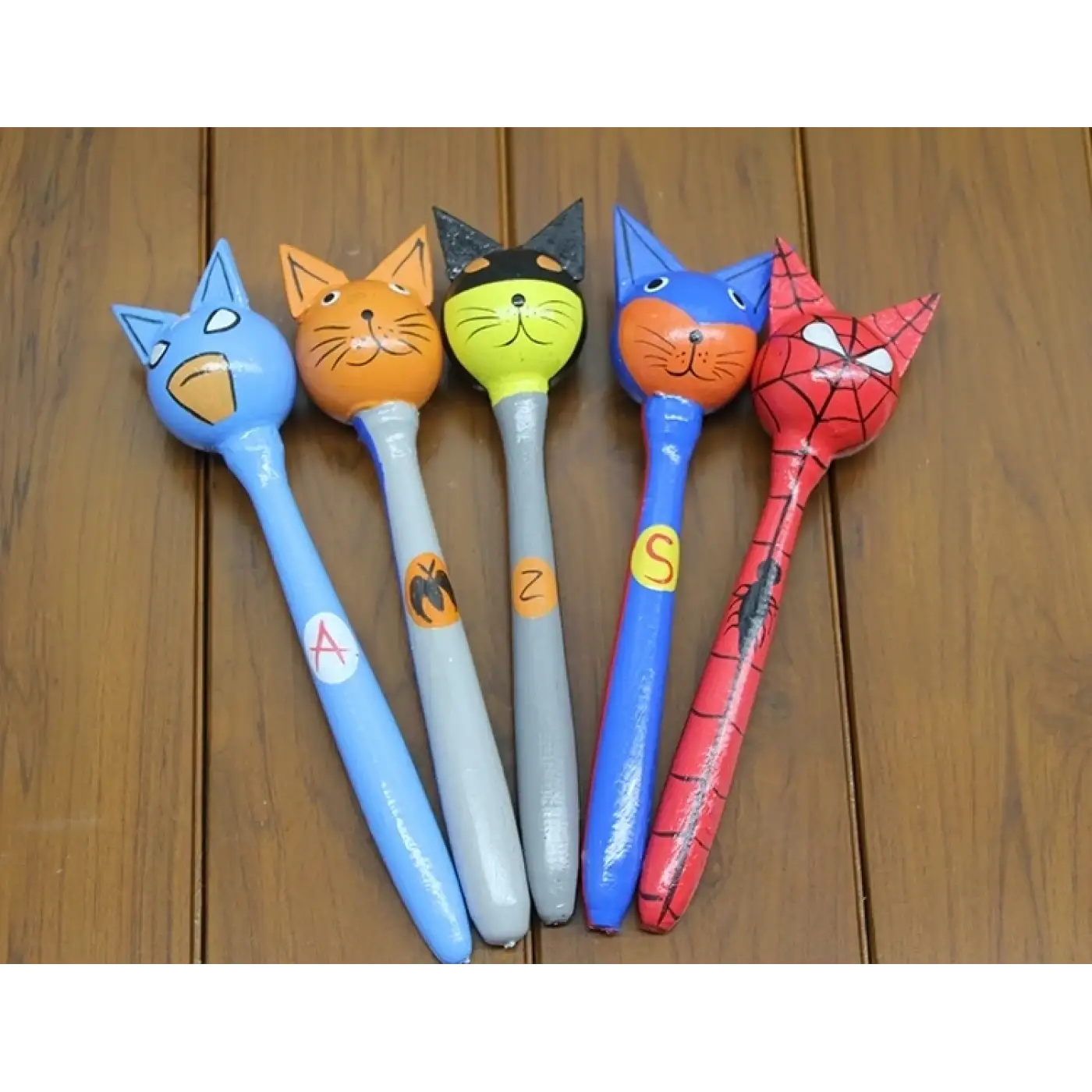 Ahşap 5li Marakas Seti Polos:12