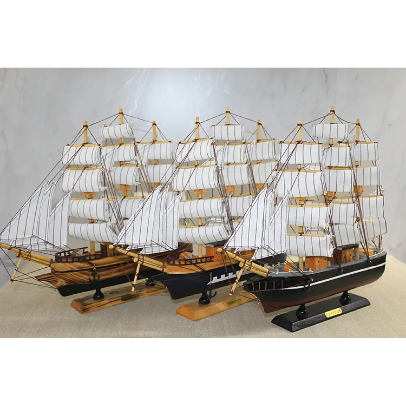 Ahşap Yelken Gemi Model 2