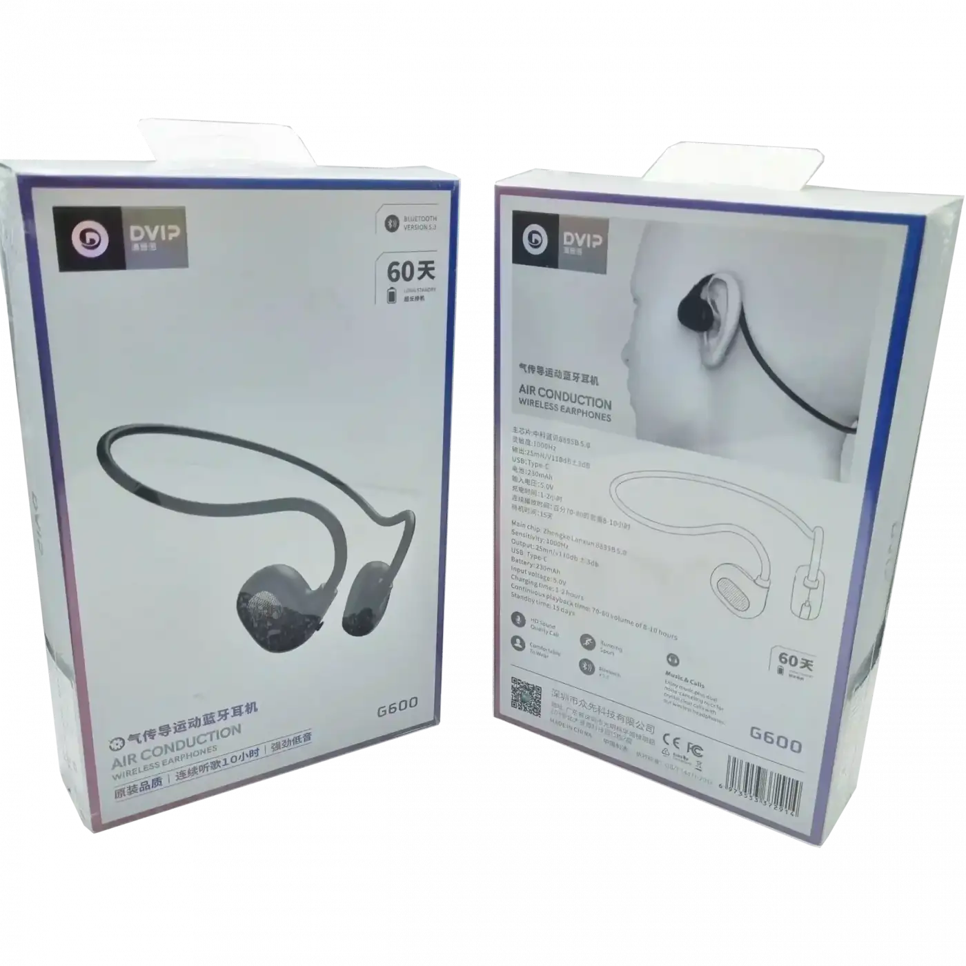 Air Conduction 60 Saat Bluetooth Kulaklık DVIP G600