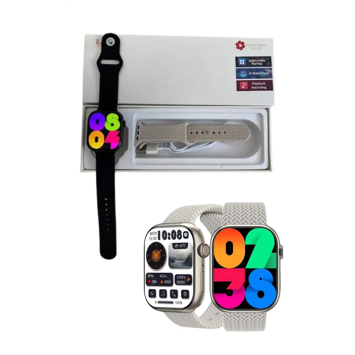 Akıllı Kol Saat Amoled Ekran Android ve İOS Uyumlu Arama Konuşma