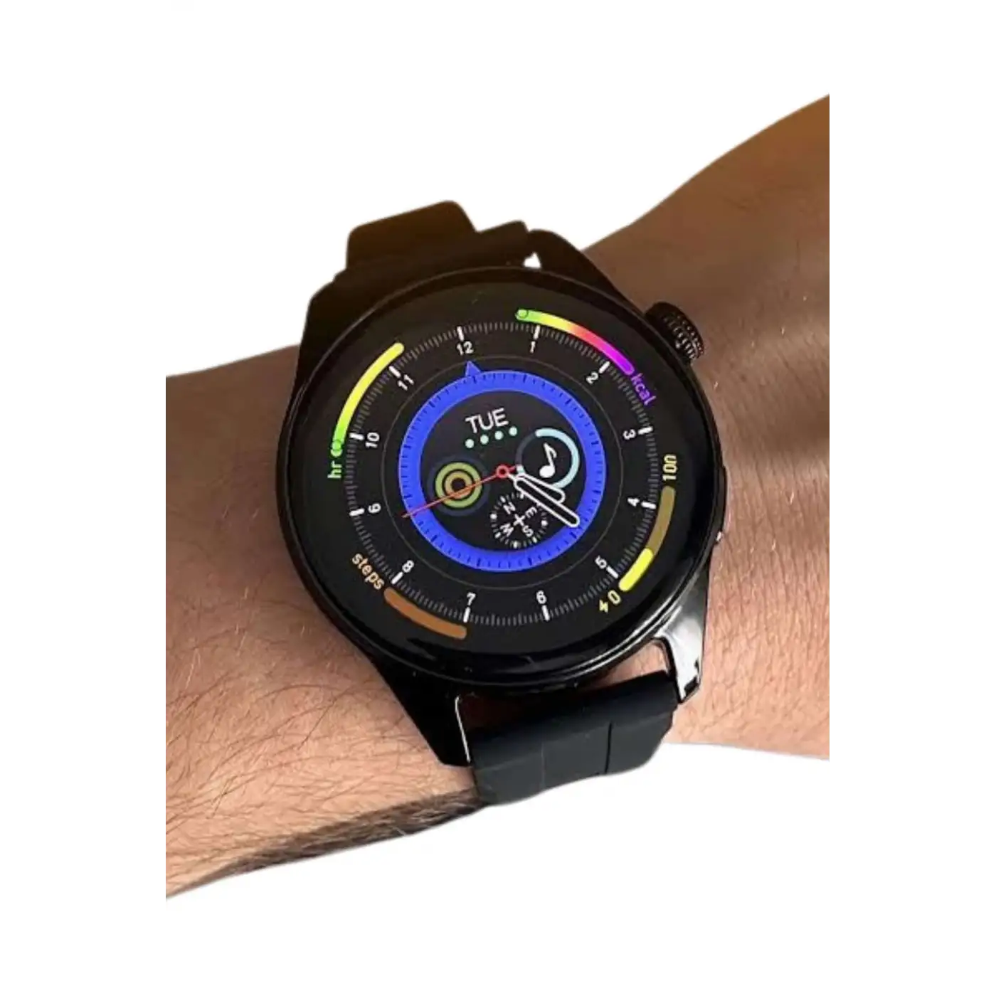 Akıllı Saat 1.5 Inç Amoled Ekran Çift Kordonlu GPS NFC Uyumlu