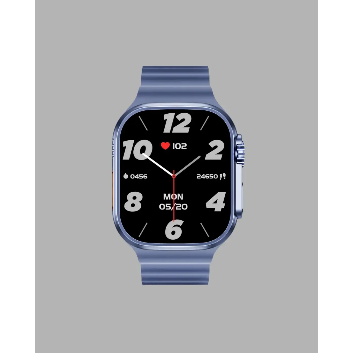 Akıllı Saat 360 mAh Çoklu Spor Modlu Lacivert Siyah Kordon