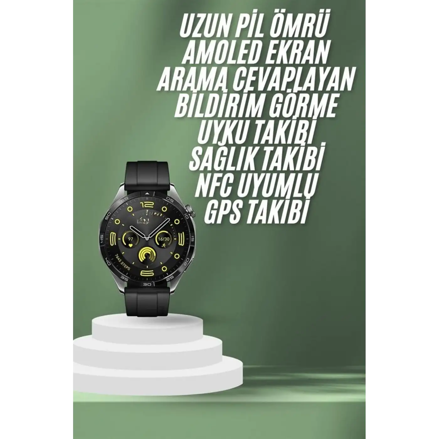 Akıllı Saat 5.0 Bluetooth Bağlantılı Sağlık ve Uyku Takibi Sosyal Medya Girişli