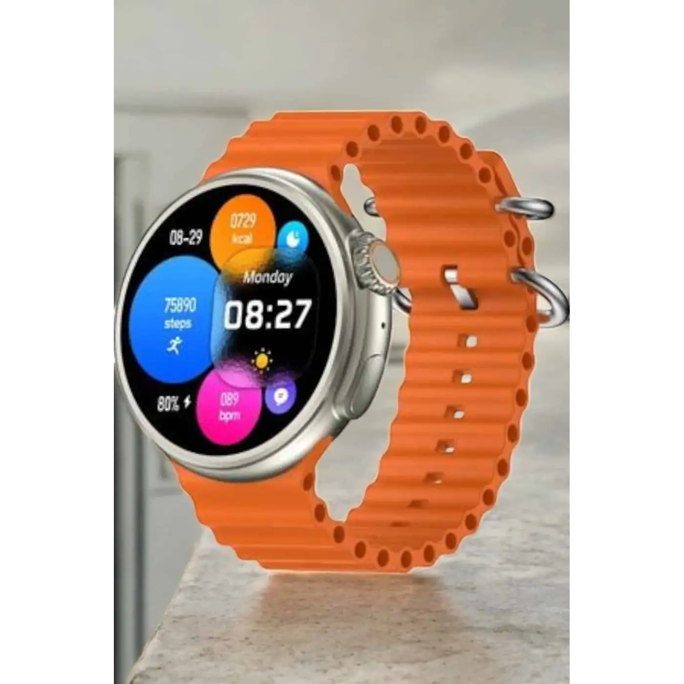 Akıllı Saat 7 Kordonlu Yeni Nesil Arama Cevaplayan Çok Fonksiyonlu