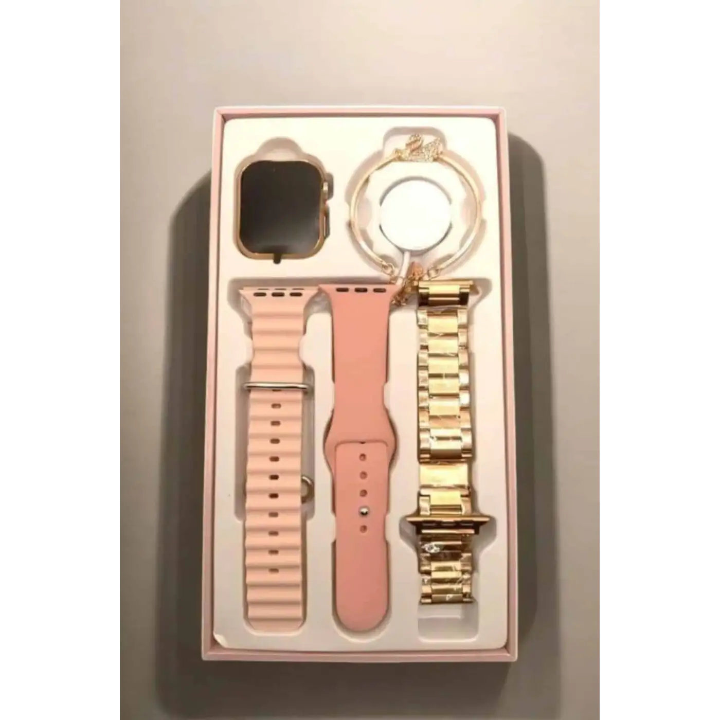 Akıllı Saat Amoled Ekran 3 Kordonlu Aksesuar Hediyeli Sesli Görüşme